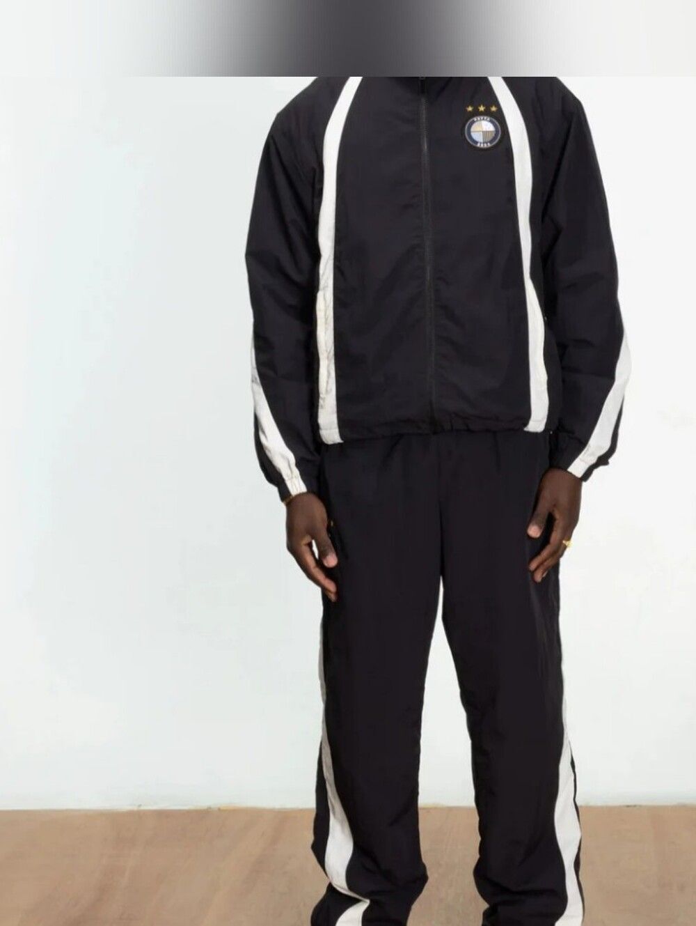 Patta Black/White Stadium Track Suit/Set SS26 Mens Size XL